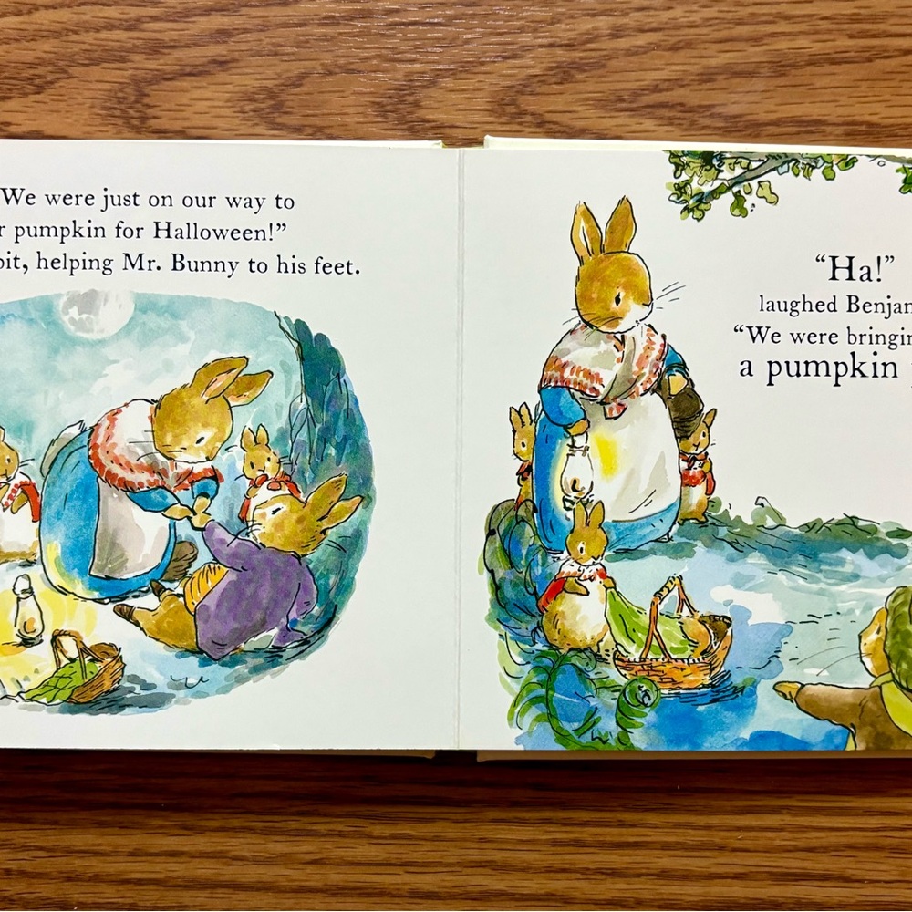 Peter Rabbit Tale: A Pumpkin for Peter Book - Picture 3 of 4